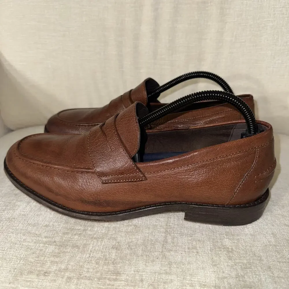 Men's Cole Haan Feathercraft Grand Penny Leathr Loafer, C32147 Size 9.5 Brown